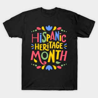 Hispanic Heritage Month Happy National Spanish T-Shirt